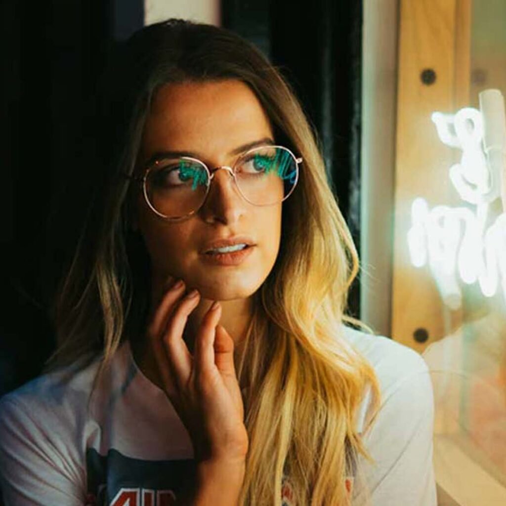 Femme Lunettes Oversize Leblogduvisage