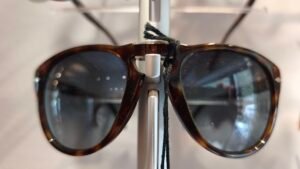 Persol PO0714 — 714 Series Original Folding (coloris 24/S3 Havana / verres bleus polarisés)